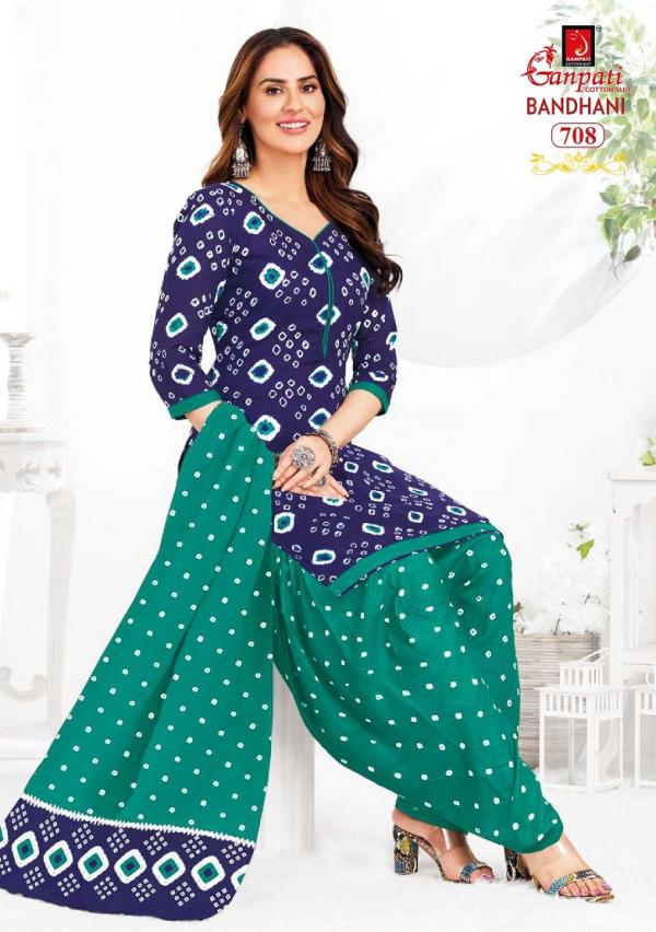 Ganpati Bandhani Vol-7 – Readymade Patiyala Suit